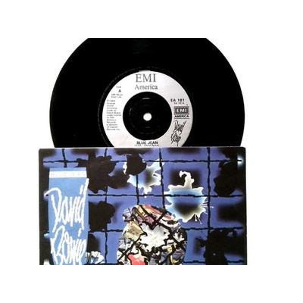 David Bowie – Blue Jean 7" Vinyl Record 1984 EMI America Pop Rock 45 RPM
